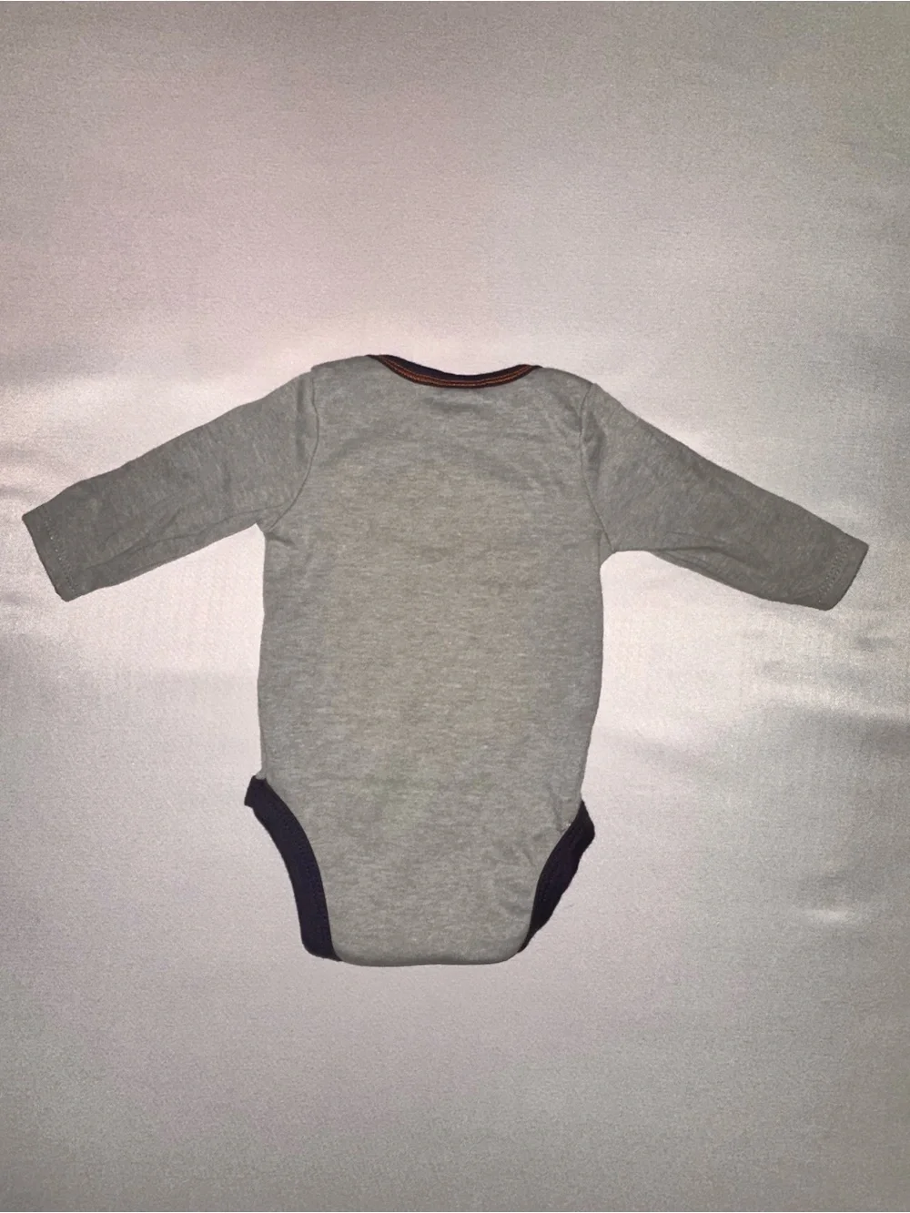NFL Denver Broncos Gray Long-Sleeve Baby One-Piece Bodysuit